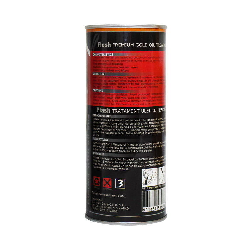 Aditiv tratament motor FLASH Premium 400 ml Flash - imagine 1