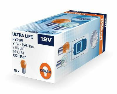 Bec Osram Ultra Life lampa mers inapoi PY21W 12V BAU15s Osram - imagine 1