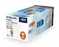 Bec Osram Ultra Life lampa mers inapoi PY21W 12V BAU15s Osram - imagine 1