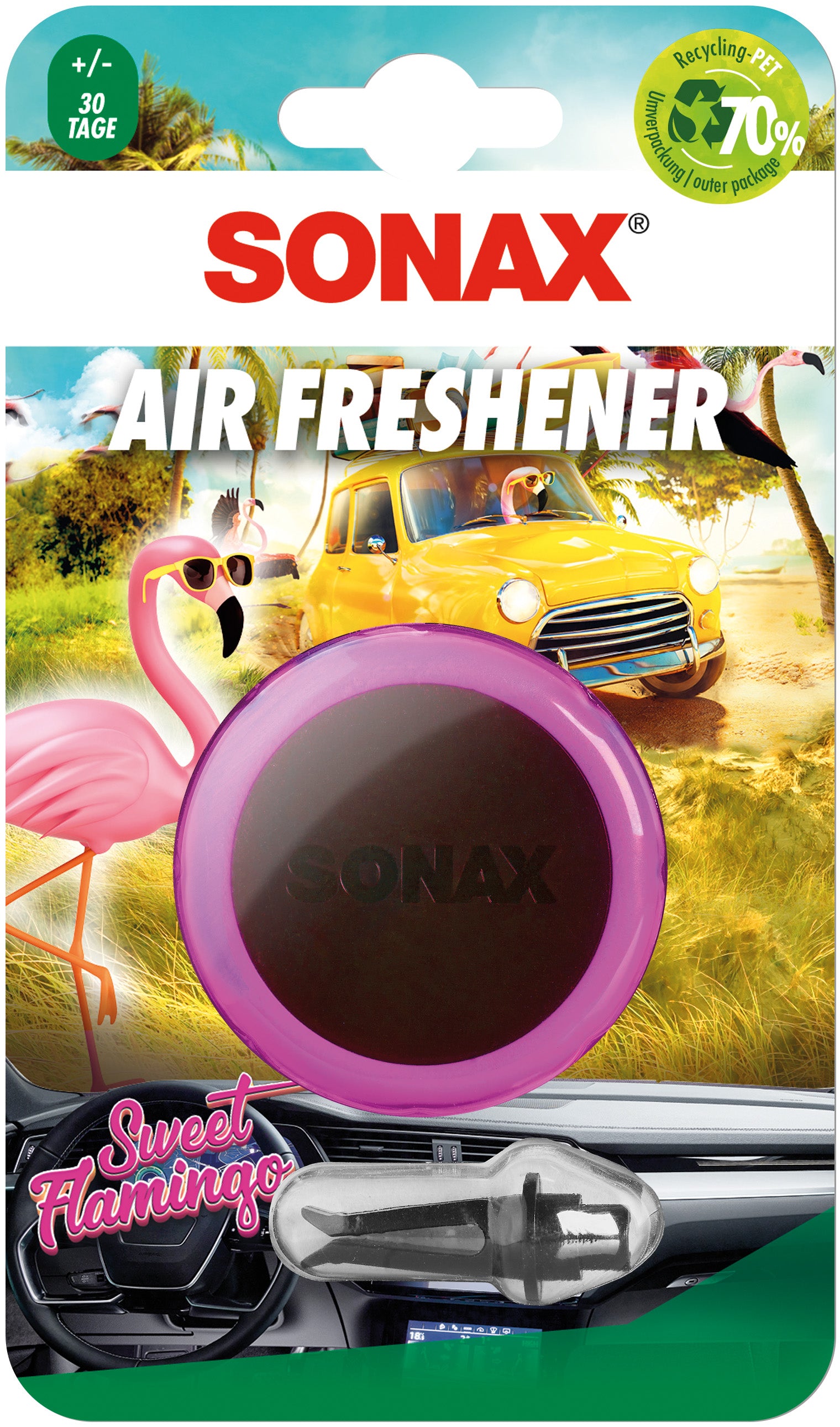 SONAX Odorizant auto grila aerisire Sweet Flamingo Sonax - imagine 1