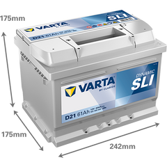 Acumulator Varta SLI Dynamic 61 Ah Varta - imagine 2
