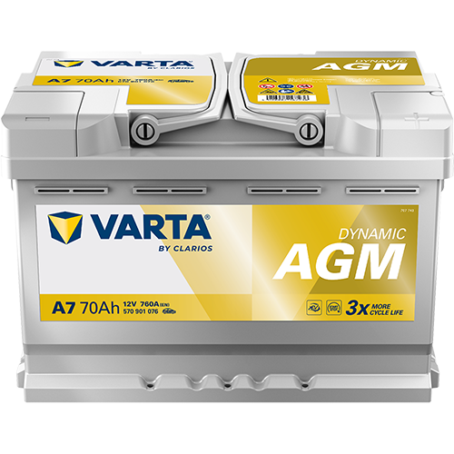 Acumulator Varta SILVER dynamic AGM 70Ah 760 A Varta - imagine 1
