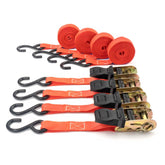 Set 4 chingi cu clichet Carguad 680kg - 25mm x 4.5m Carguard - imagine 1