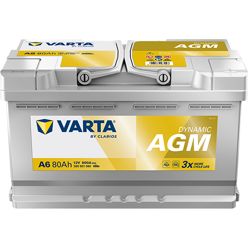 Acumulator Varta Silver Dynamic AGM 80 Ah Varta - imagine 1