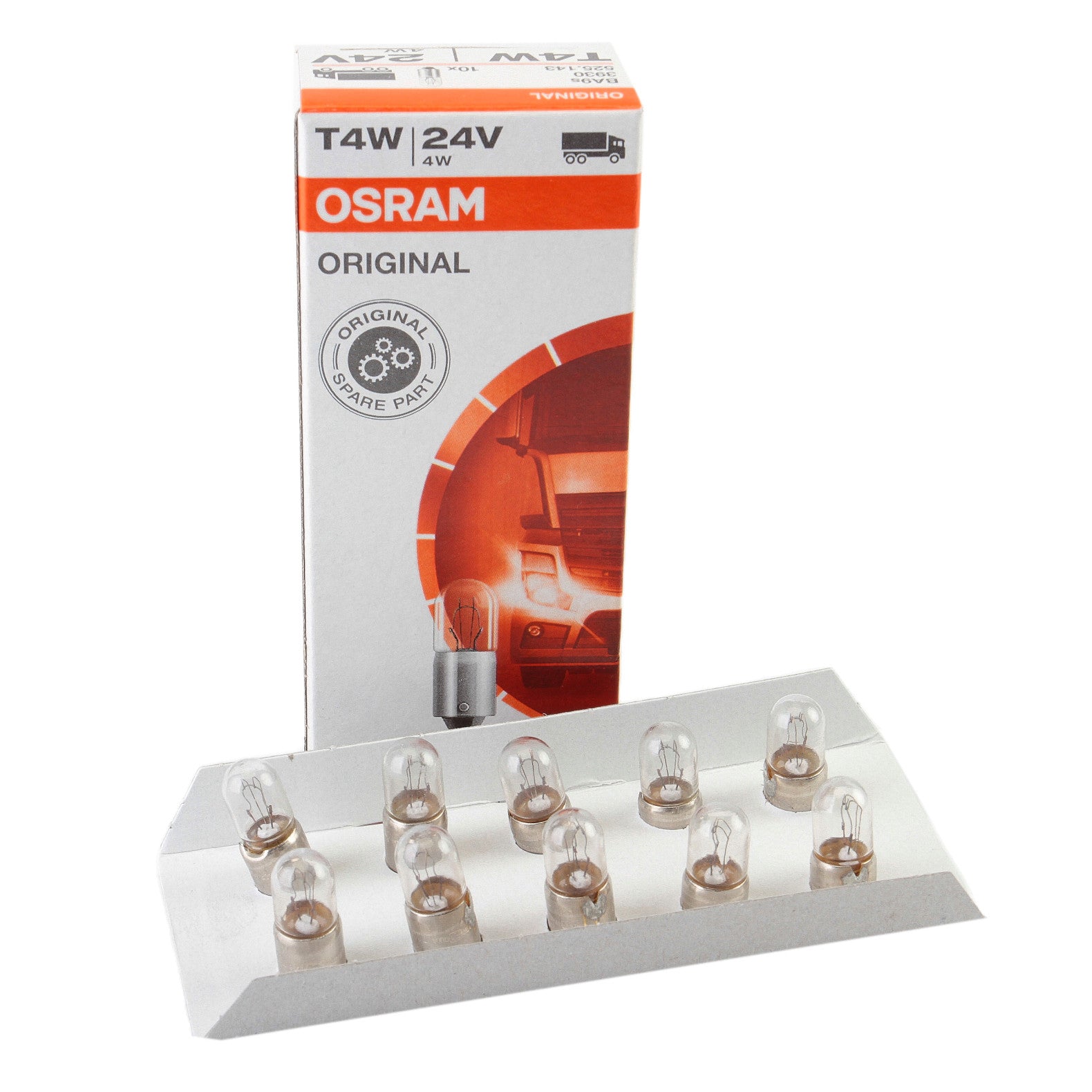 Bec Osram Original T4W 24V 4W BA9s Osram - imagine 1