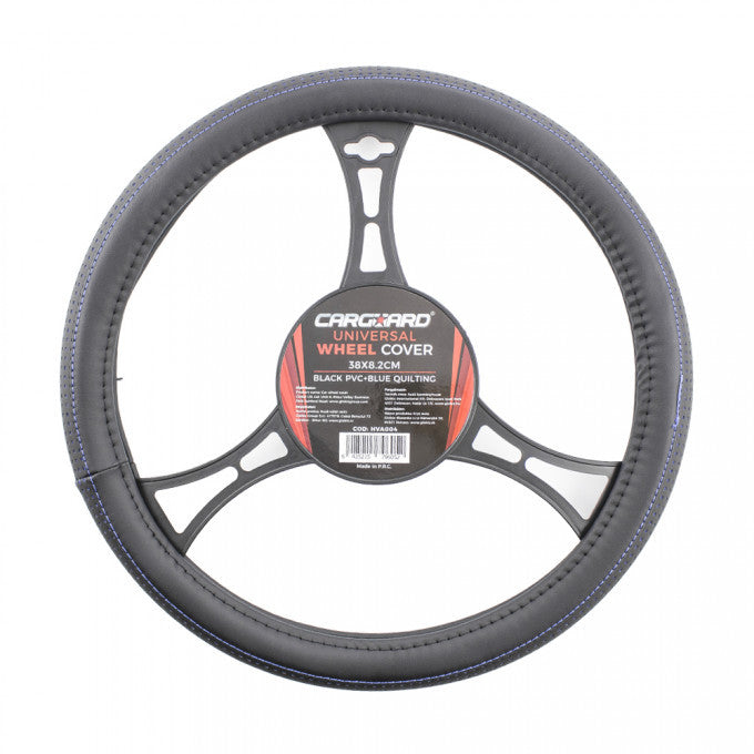 Husa Volan Auto - Albastru/Negru - PRO Carguard - imagine 1