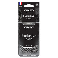 Odorizant auto Winso Car Parfume Exclusive Card Black - Air Fresher Winso - imagine 1