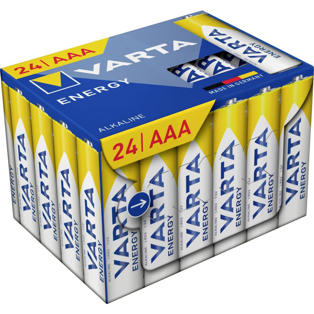 Baterie Varta Energy AAA Cube Pack24 baterie AAA alcalină-mangan 1,5 V 24 buc Varta - imagine 1