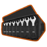 Set 8 chei duble fixe, 5.5-27mm, super subtiri, in husa textila Neo Tools - imagine 1