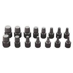 Set extractoare suruburi, 1/2'', 15 piese, CrMo Neo Tools - imagine 2