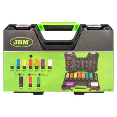 SET 10 TUBULARE IMPACT DE 1/2" SP. EXTRACȚIE ROȚI JBM - imagine 1