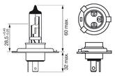 SET 2 BECURI 12V H4 60W / 55W PURE LIGHT BOSCH