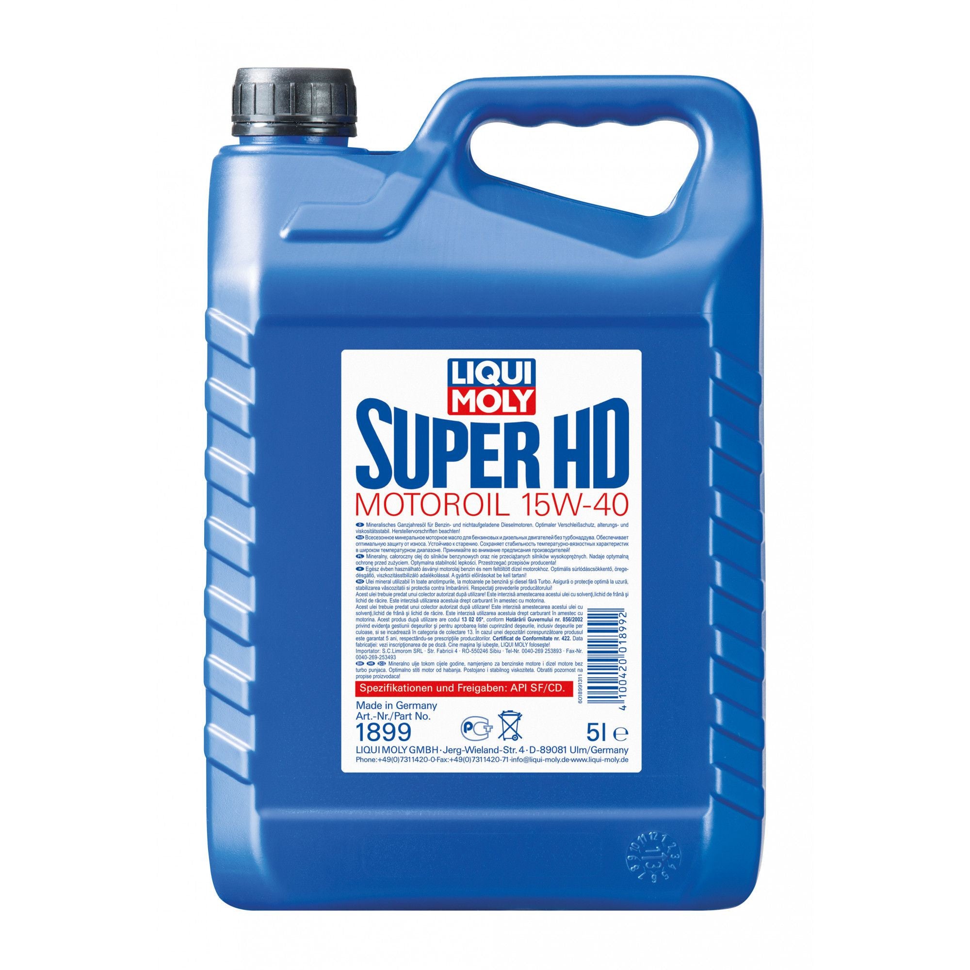 Ulei motor Liqui Moly Super HD 15W40 (1899) 5L Liqui Moly - imagine 1