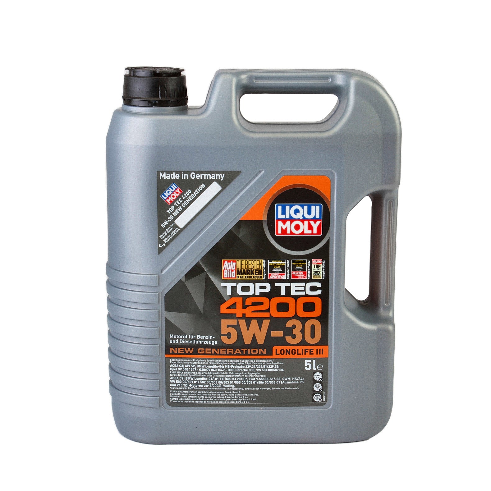 Ulei motor Liqui Moly Top Tec 4200 5W30 (3707) (2693) (8973) 5L Liqui Moly - imagine 1