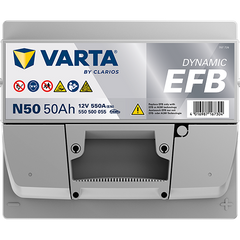 Acumulator Varta Dynamic EFB 50 Ah 540A Varta - imagine 4