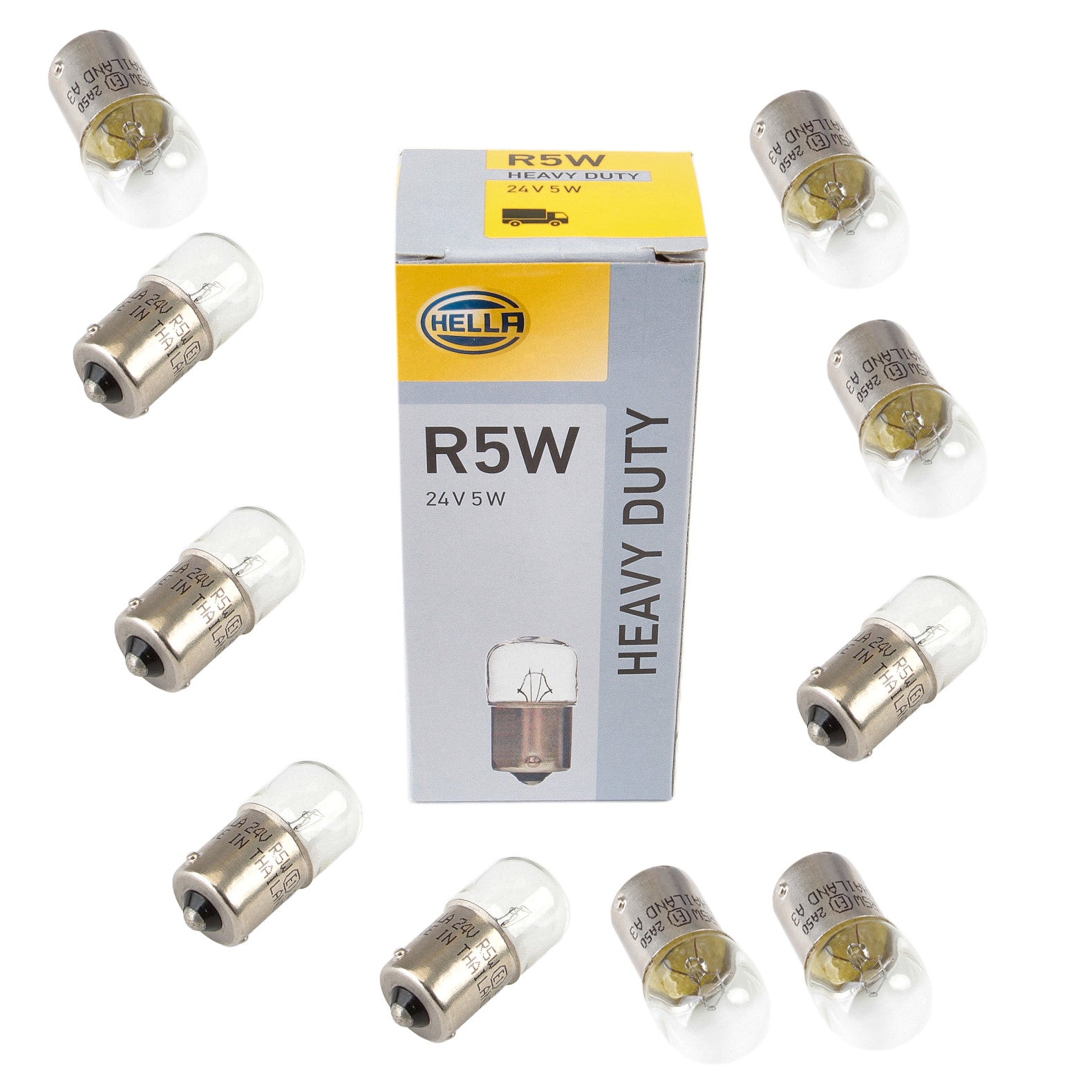 Bec Hella R5W 24V 5W BA15s Hella - imagine 1