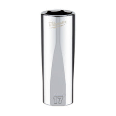 Cheie tubulara 3/8", lunga, 17mm Milwaukee - imagine 1