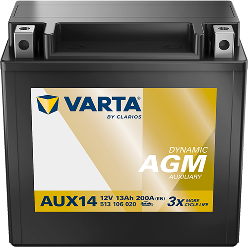 Acumulator Varta SILVER dynamic Aux 13 Ah 200A Varta - imagine 1