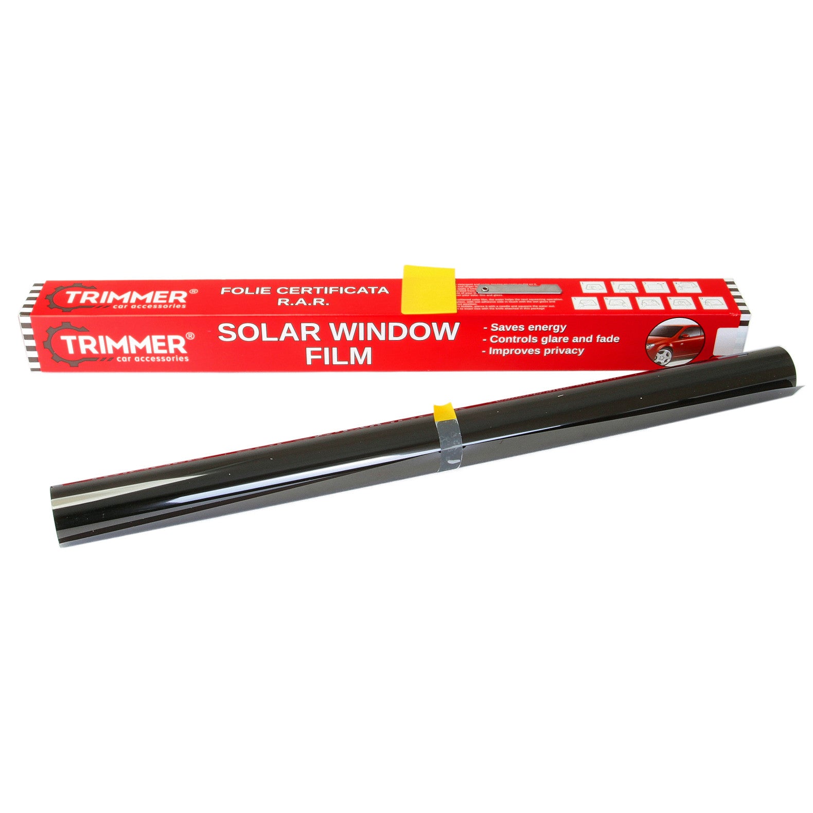 Folie geam spate 50x300 cm D. Black TRIMMER - imagine 1