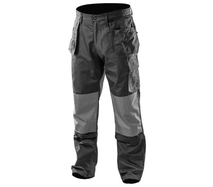 Pantaloni de lucru HD, mărime L/54, cu buzunare și picioare detașabile Neo Tools - imagine 1