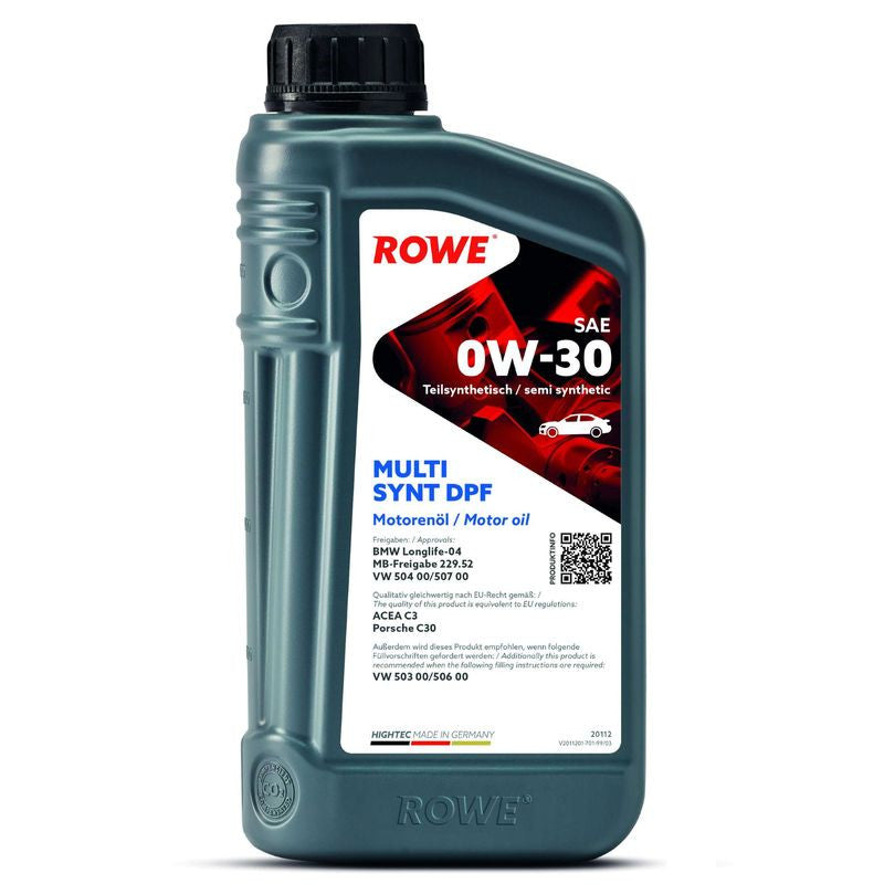 ULEI MOTOR TURISME ROWE HIGHTEC MULTI SYNT DPF SAE 0W30 1L Rowe - imagine 1