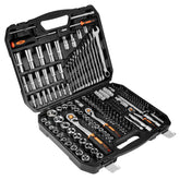 Set de chei cu clichet 1/4", 3/8", 1/2", multifuncționale, 219 de piese Neo Tools - imagine 1