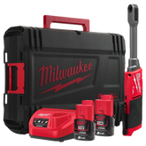 Antrenor cu clichet Milwaukee M12 FPTR-202X, FUEL™ INSIDER™ PASS-THROUGH, 2 x acumulator M12 B2, 1 x încărcător C12 C, 1 x cutie HD, cod 4933499411 Milwaukee - imagine 1