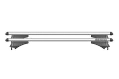 SET BARE PORTBAGAJ TRANSVERSALE ALUMINIU TIGER SILVER L 120CM