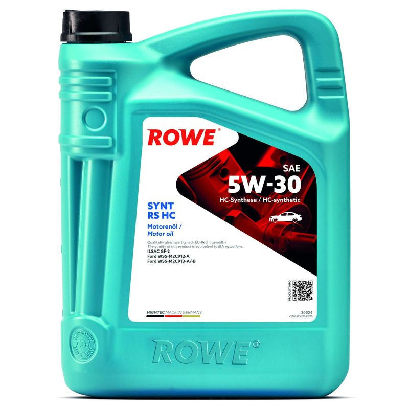 Ulei motor turisme Rowe HighTec Synt RS HC 5W30 5L Rowe - imagine 1