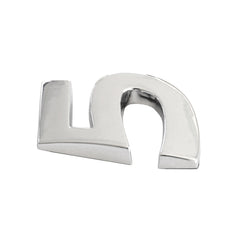ORNAMENT AUTO 3D. CIFRA 5. 26 MM. CROMAT