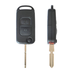 CARCASA CHEIE CONTACT PENTRU MERCEDES CLASSE A (W168) / CLASSE C (W202 / W203) / CLASSE E (W210) / CLASSE G (W461), 2 BUTOANE, CU CHEIE