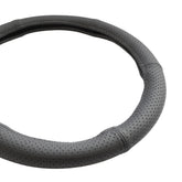 HUSA VOLAN PIELE NATURALA PERFORATA NEGRU 44-46 CM