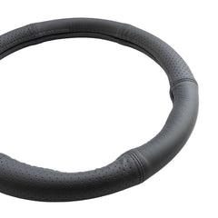 HUSA VOLAN PIELE NATURALA SEMI PERFORATA NEGRU 39-41 CM