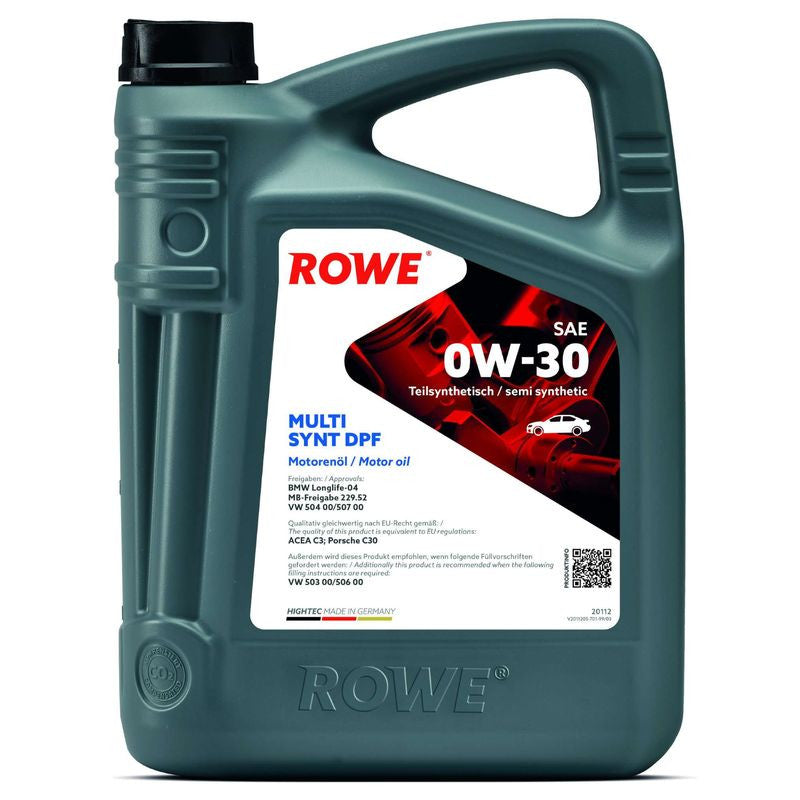 ULEI MOTOR TURISME ROWE HIGHTEC MULTI SYNT DPF SAE 0W30 5L Rowe - imagine 1