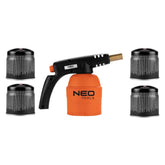 Lampă de sudură cu gaz pe cartușe de 190 g + 4 cartușe de gaz reîncărcabile 20-045 NEO Neo Tools - imagine 1