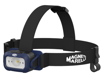 Lampa frontala 300 lm. COB LED alimentat de la baterie Magneti Marelli - imagine 1