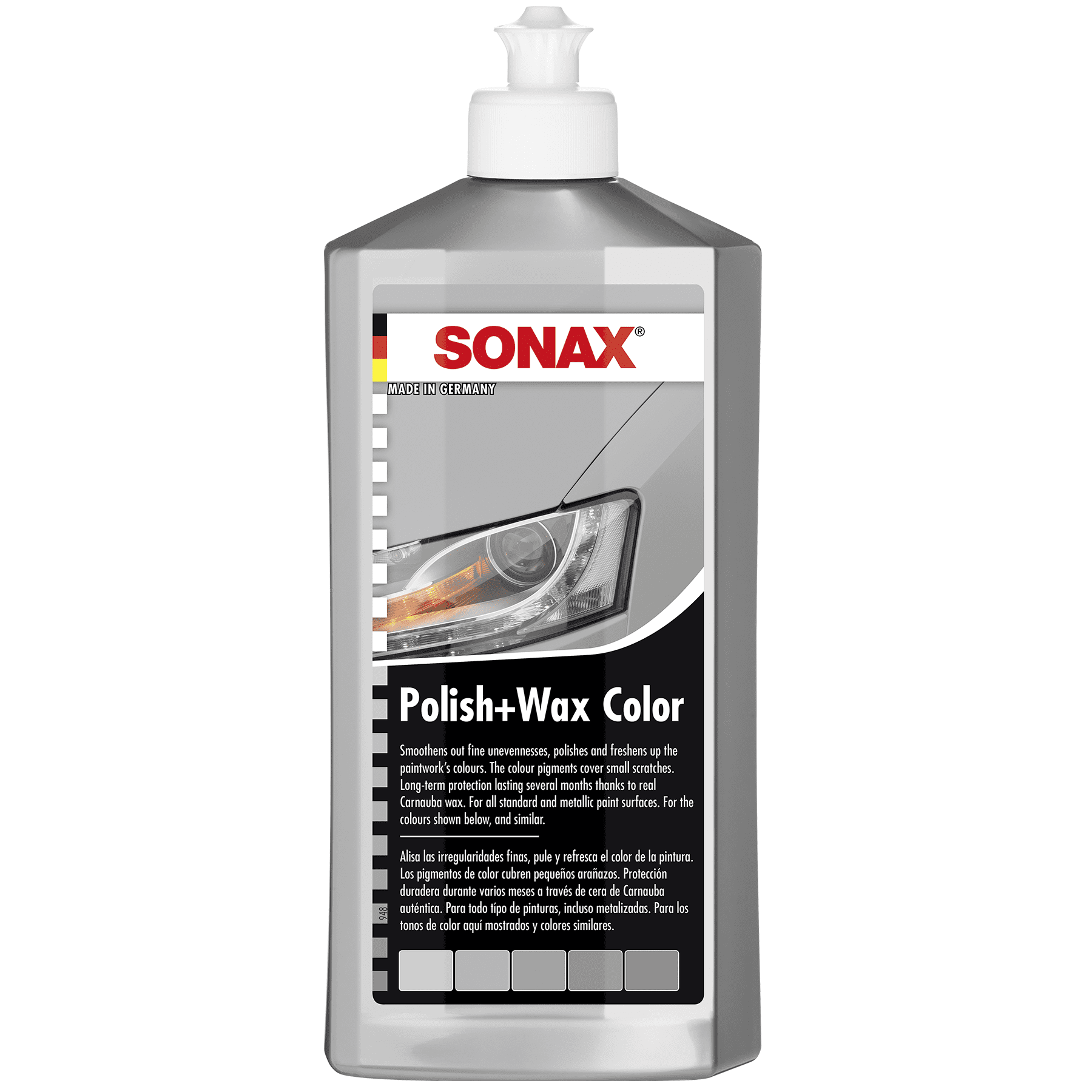 SONAX® Polish&Wax NanoPro, pentru vopsea gri/argintie, cod 296300 Sonax - imagine 1