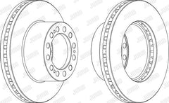 Disc frana spate stg/dr Jurid Jurid - imagine 1