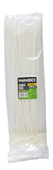 Coliere plastic 7,6x450 Alb - Set 100 buc Winso - imagine 1