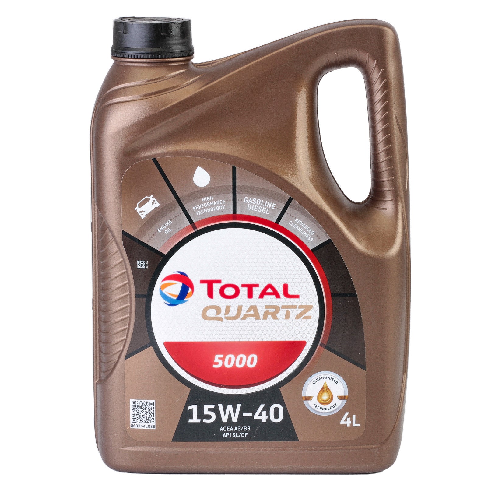 Ulei motor Total Quartz 5000 15W40 4L Total - imagine 1