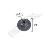 PIULITA BMW MERCEDES MINI VW OPEL - NEGRU 21MM SET 10 BUC
