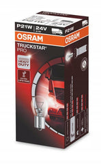 Bec Osram TruckStar PRO P21W 24V 21W BA15s Osram - imagine 1