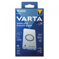 Acumulator extern Wireless Power Bank 10.000 mAh Varta - imagine 1