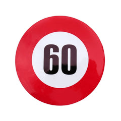 Autocolant reflectorizant limita viteza 60 km/h fi12 cm Runkit - imagine 1