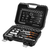 Set de chei tubulare 1/4„ + 3/8”, 46 buc Neo Tools - imagine 1