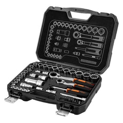 Set de chei tubulare 1/4„ + 3/8”, 46 buc Neo Tools - imagine 1