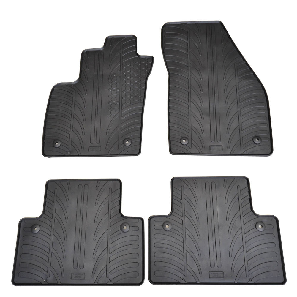 Covorase cauciuc Volvo V50 And S40 2004-2011 (Manual) culoare Negru, presuri Gledring, 4 buc. Gledring - imagine 1