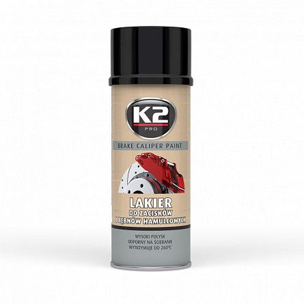 BRAKE CALIPER PAINT - Spray vopsea etriere negru K2 - imagine 1