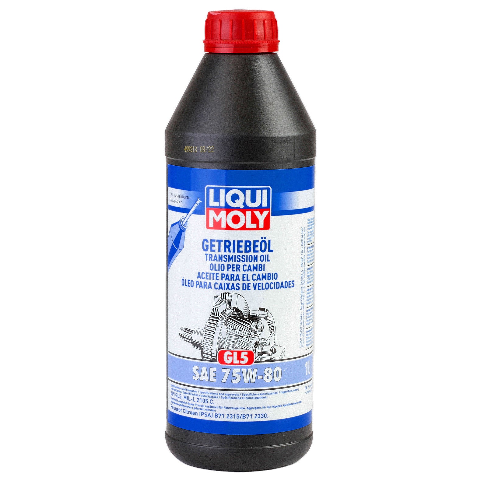 Ulei cutie Liqui Moly 75W80 1L Liqui Moly - imagine 1