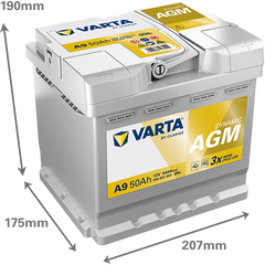Acumulator Varta Silver Dynamic AGM 50Ah 540A Varta - imagine 4